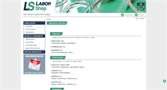 Desktop Screenshot of laborshop.de