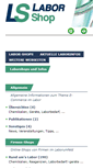Mobile Screenshot of laborshop.de