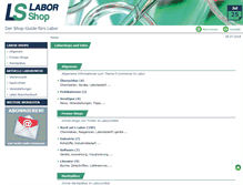 Tablet Screenshot of laborshop.de